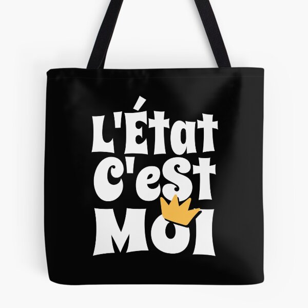 Item preview, Absolute Power L'Etat c'est moi French Quote designed and sold by AntiqueImages.
