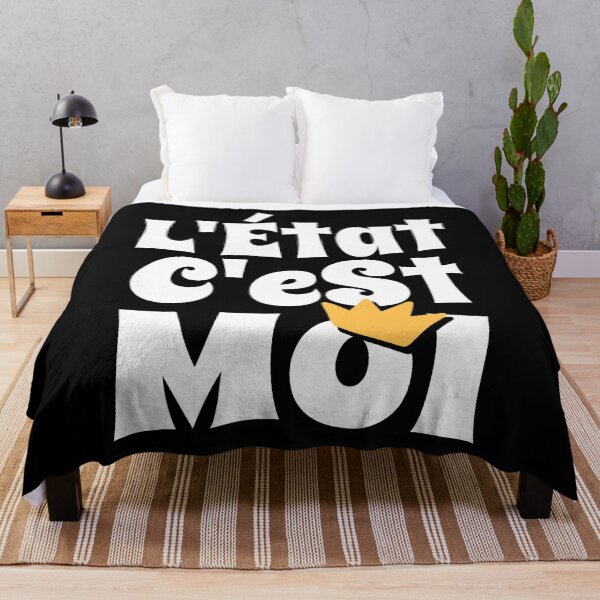 Item preview, Absolute Power L'Etat c'est moi French Quote designed and sold by AntiqueImages.