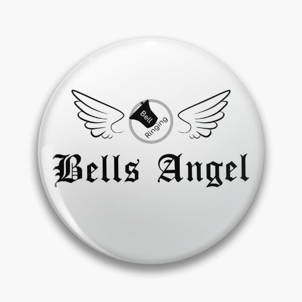 Item preview, Bell Ringing - BELLS ANGEL - black text designed and sold by SuzySuperlative.
