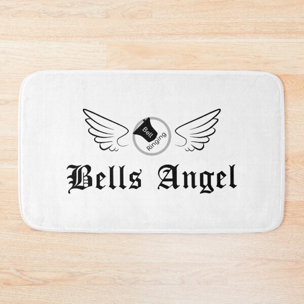 Item preview, Bell Ringing - BELLS ANGEL - black text designed and sold by SuzySuperlative.