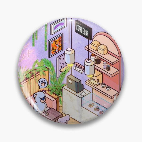 Item preview, Dreamy Pastel Coffee Shop Corner designed and sold by DeuramaUnnie.