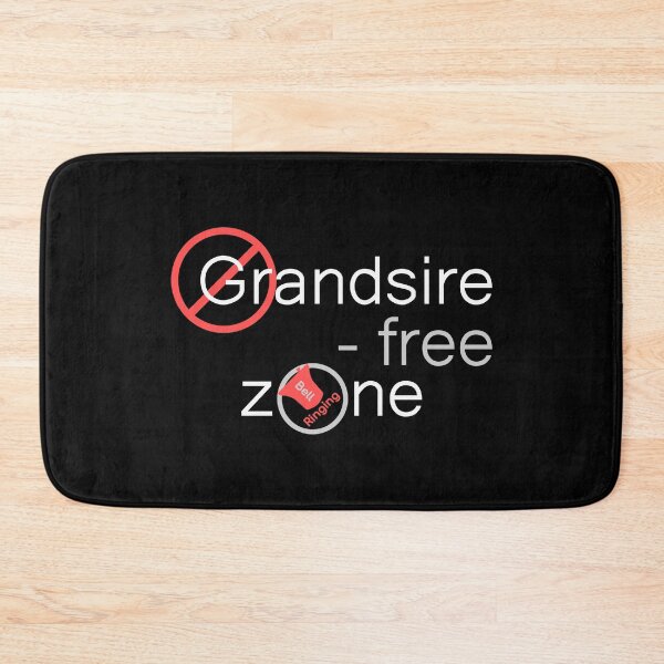 Item preview, Bell Ringing - GRANDSIRE-FREE ZONE - white text designed and sold by SuzySuperlative.