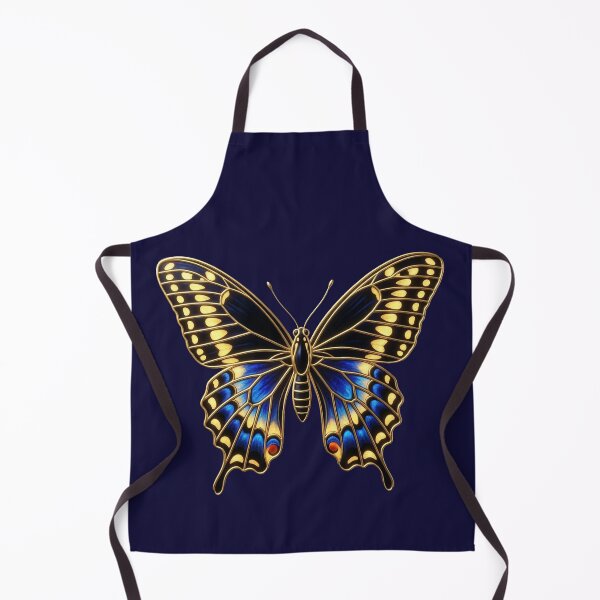 Item preview, The Gentleman of the Garden: Art Nouveau Black Swallowtail (Papilio polyxenes) Print designed and sold by FreiherrPK.