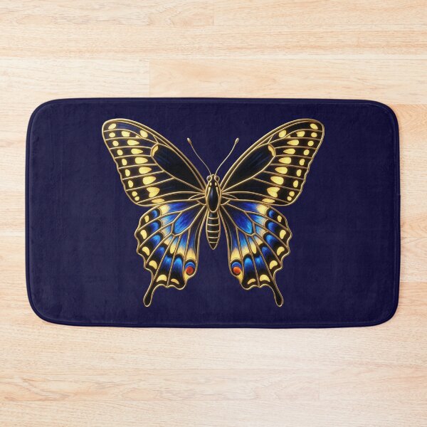 Item preview, The Gentleman of the Garden: Art Nouveau Black Swallowtail (Papilio polyxenes) Print designed and sold by FreiherrPK.