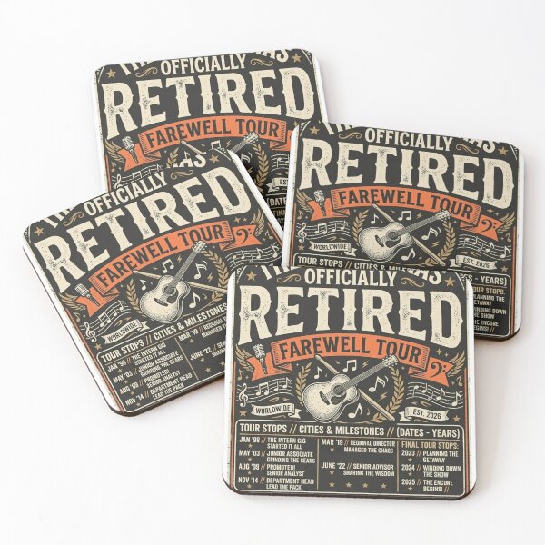 Item preview, The Legend Has Retired Farewell Tour 2026 - Rock Music Retirement Gift designed and sold by FarDesign.