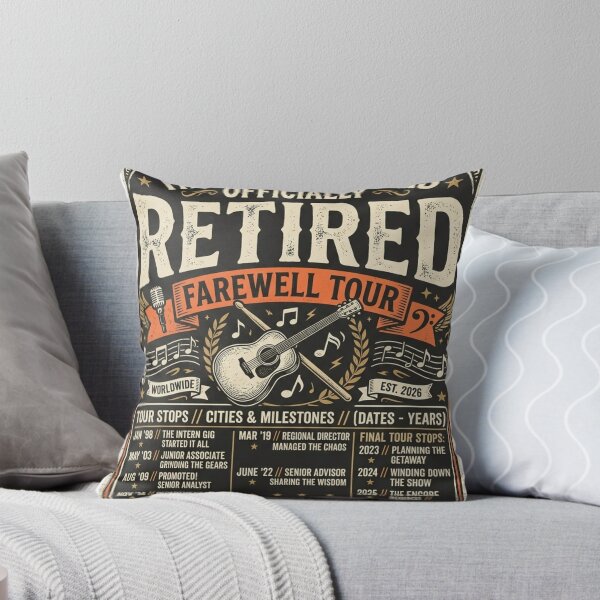 Item preview, The Legend Has Retired Farewell Tour 2026 - Rock Music Retirement Gift designed and sold by FarDesign.