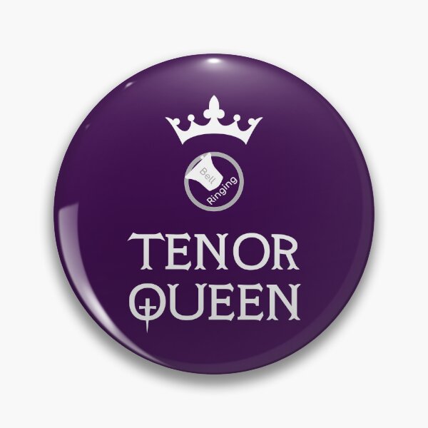 Item preview, Bell Ringing - TENOR QUEEN - white text designed and sold by SuzySuperlative.