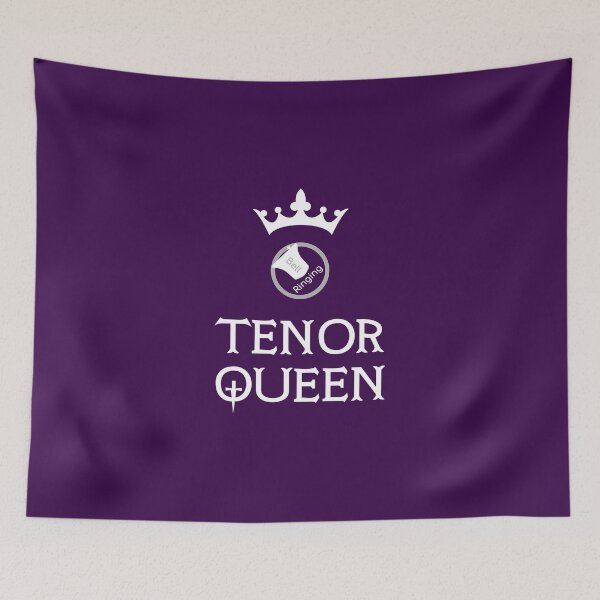 Item preview, Bell Ringing - TENOR QUEEN - white text designed and sold by SuzySuperlative.