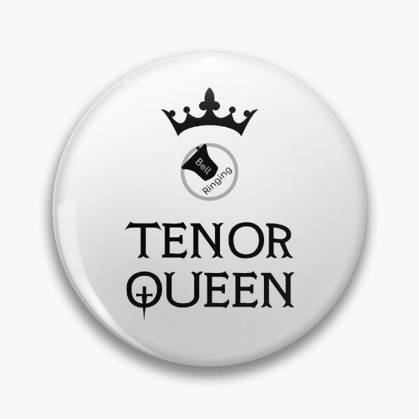 Item preview, Bell Ringing - TENOR QUEEN - black text designed and sold by SuzySuperlative.