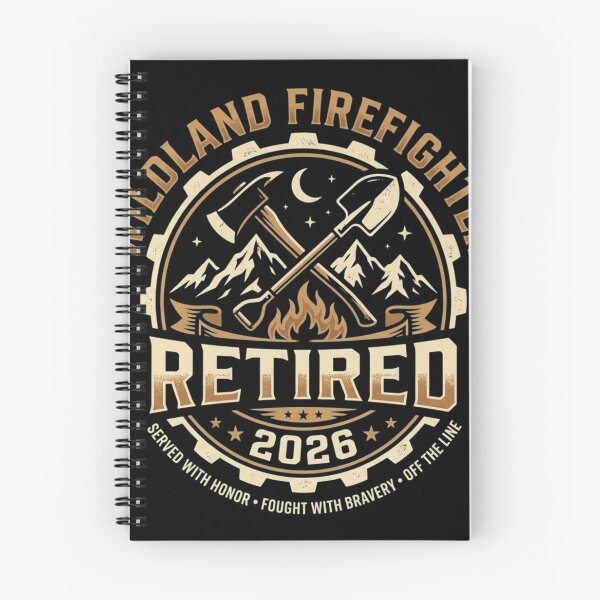 Item preview, Wildland Firefighter Retired 2026 - Forest Fire Hero Farewell Gift designed and sold by FarDesign.