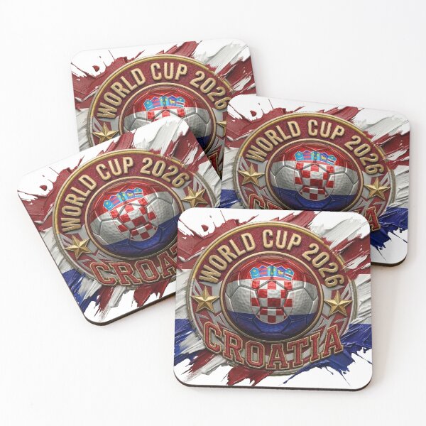 Item preview, World Cup 2026 Croatia Soccer Ball Paint Splash  designed and sold by DigitalArtGhost.
