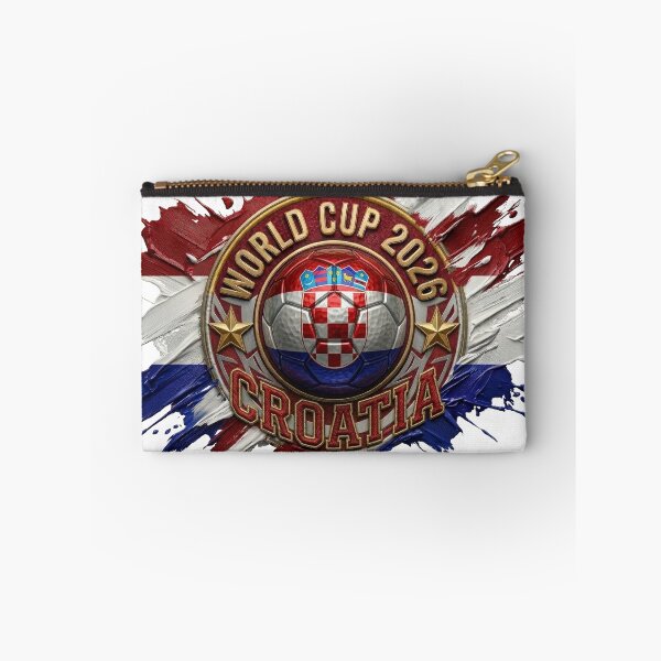 Item preview, World Cup 2026 Croatia Soccer Ball Paint Splash  designed and sold by DigitalArtGhost.
