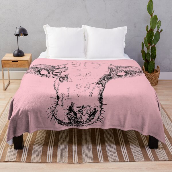 Item preview, Dairy Cow - (#FFC1CC) designed and sold by The Stippler Process.
