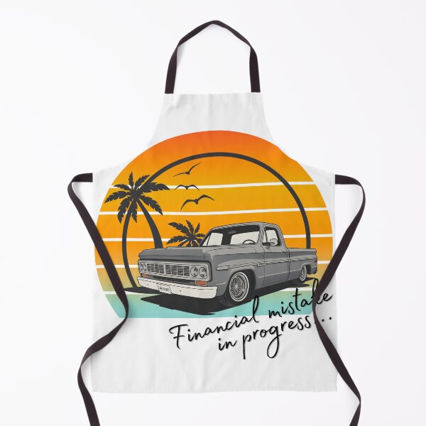 Item preview, Financial Mistake in Progress – Vintage Truck Sunset Retro Car Enthusiast Design designed and sold by ArcticFoxStudio.
