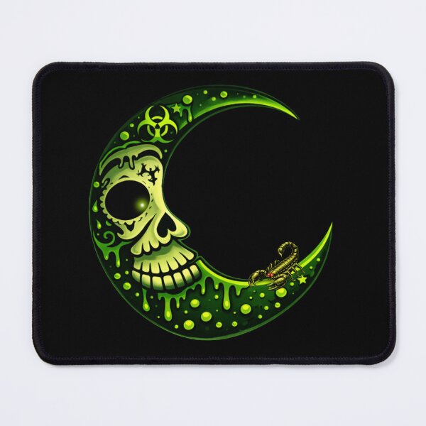 Item preview, Toxic Sugar Skull Moon with Scorpion designed and sold by CyrilloArt.