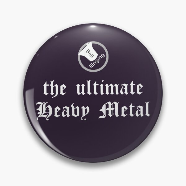 Item preview, Bell Ringing - Ultimate Heavy Metal - white designed and sold by SuzySuperlative.
