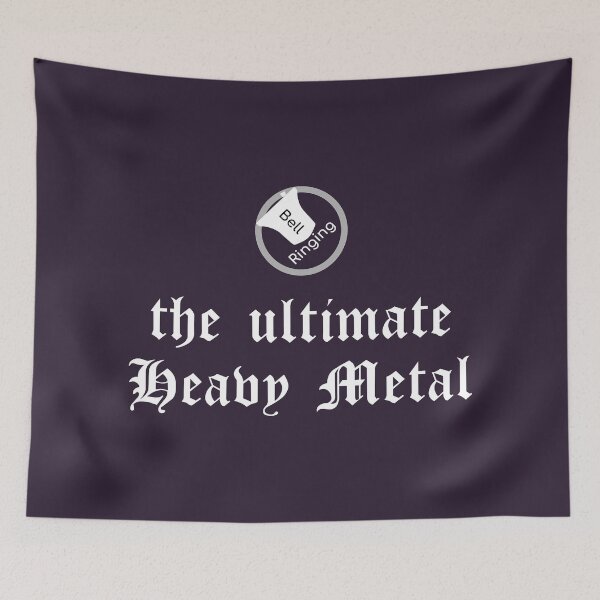 Item preview, Bell Ringing - Ultimate Heavy Metal - white designed and sold by SuzySuperlative.