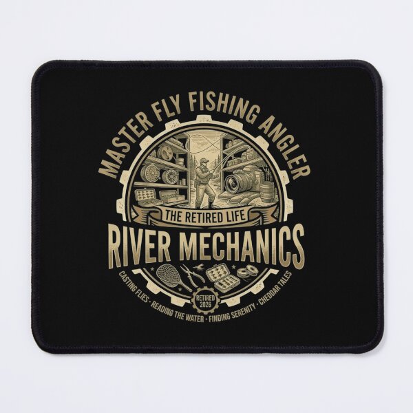 Item preview, Master Fly Fishing Angler Retired 2026 - River Mechanics Farewell Gift designed and sold by FarDesign.