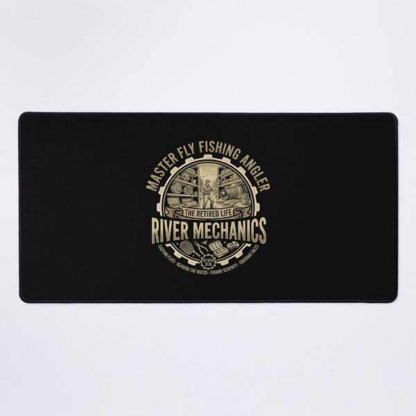 Item preview, Master Fly Fishing Angler Retired 2026 - River Mechanics Farewell Gift designed and sold by FarDesign.