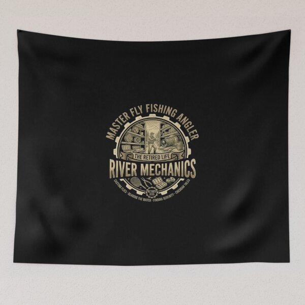 Item preview, Master Fly Fishing Angler Retired 2026 - River Mechanics Farewell Gift designed and sold by FarDesign.