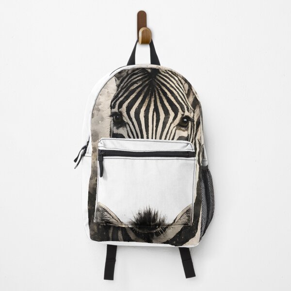Item preview, Majestic Zebra Portrait Modern Animal Art designed and sold by giachem99.