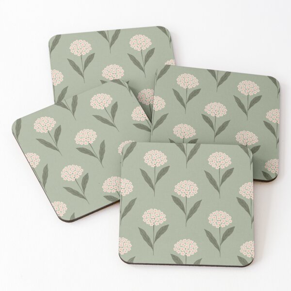 Item preview, Minimal cottagecore flower - Muted sage green botanical designed and sold by Illustrated by Nat.