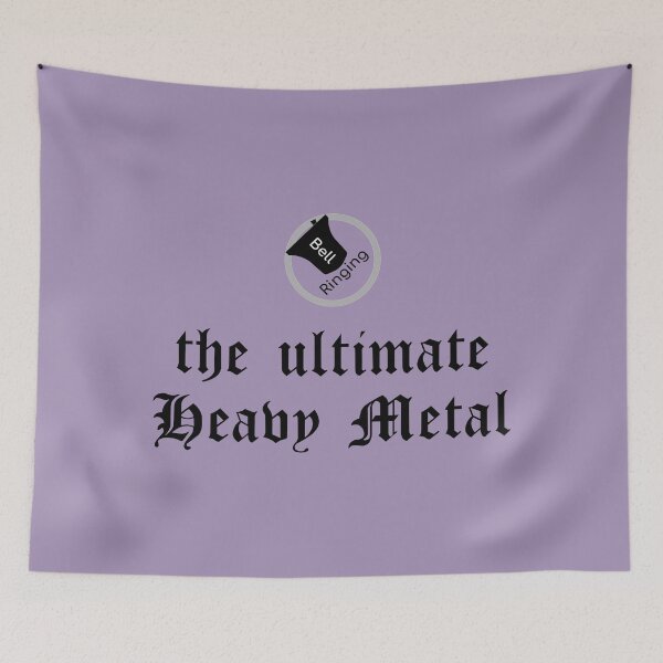 Item preview, Bell Ringing - Ultimate Heavy Metal - black designed and sold by SuzySuperlative.
