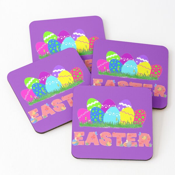 Item preview, Cute Easter Eggs Design | Colorful Spring Holiday Illustrations | Kawaii Easter designed and sold by RADesignHub.