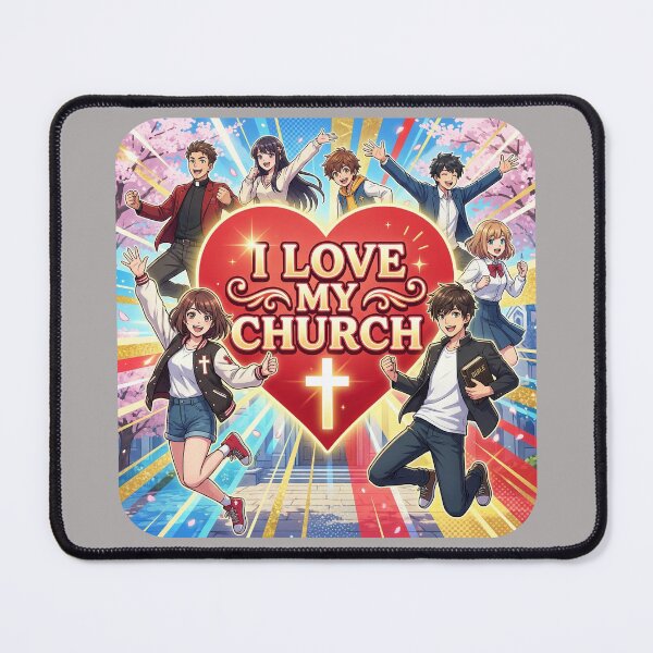 Item preview, I Love My Church designed and sold by Praytastic.