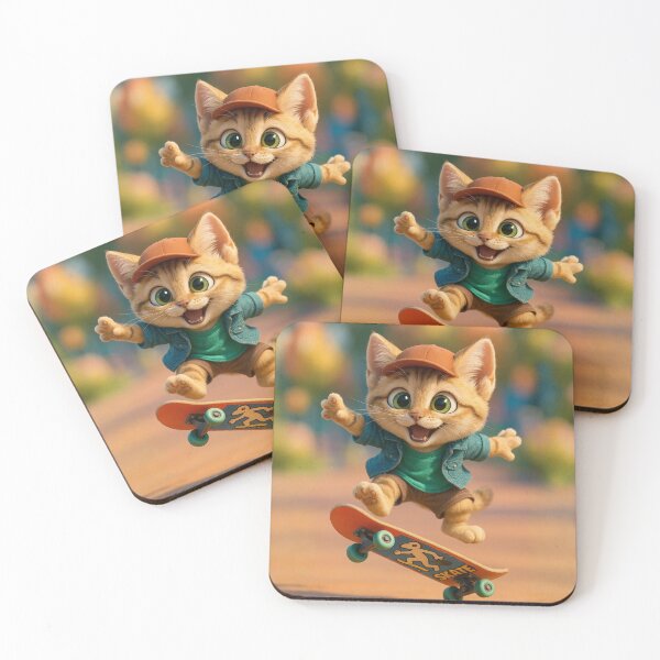 Item preview, Skater Sand Cat designed and sold by Sillytoe.