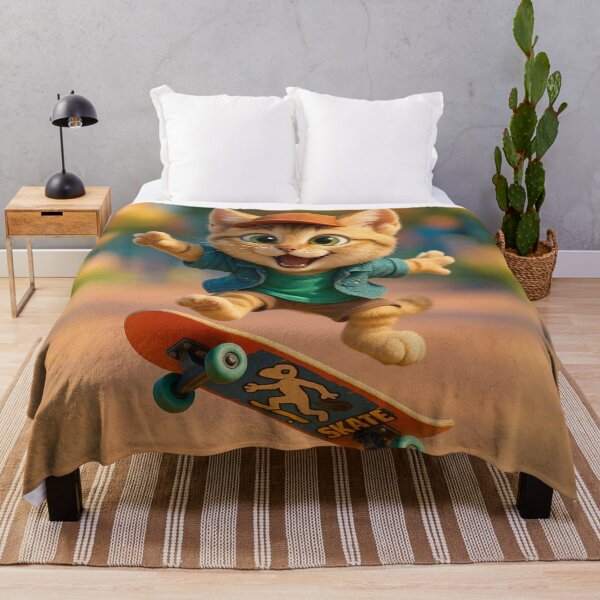Item preview, Skater Sand Cat designed and sold by Sillytoe.