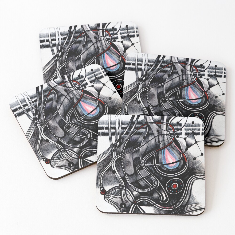 Item preview, Coasters (Set of 4) designed and sold by Recrem.