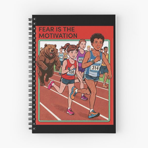 Item preview, Fear Is The Motivation – Dark Humor Death marathon  designed and sold by SidTastic .