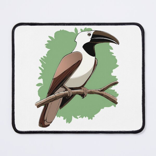 Item preview, Stylized Toucan on Branch - Cute Tropical Bird Art Print designed and sold by DesignArtist.ia.