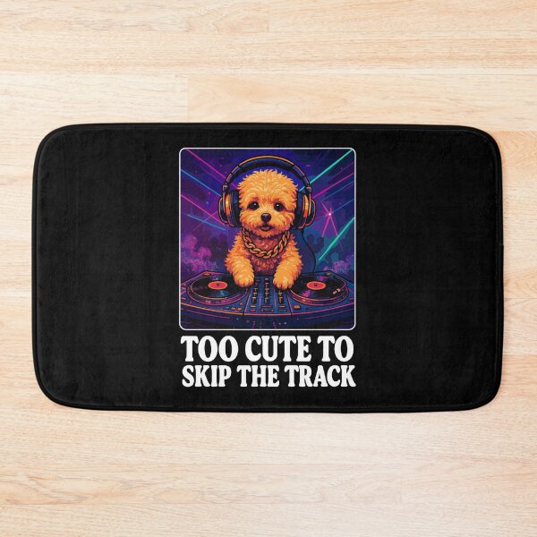 Item preview, DJ Maltipoo: Too Cute to Skip the Track - Neon Art designed and sold by Pineapple-Tree.