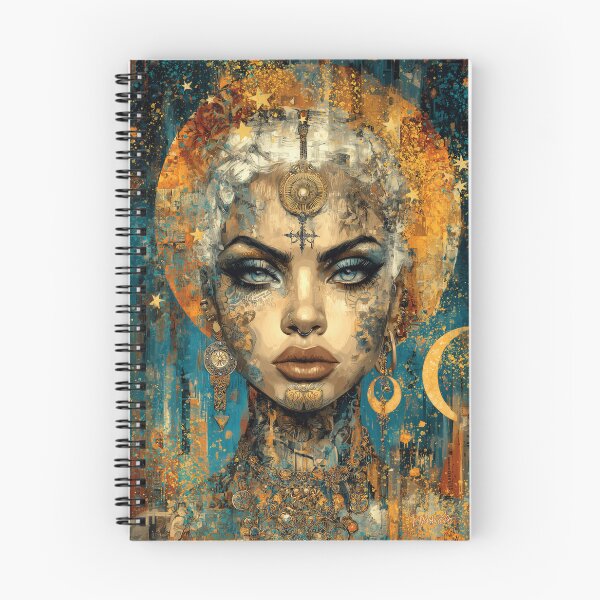 Artikelvorschau, Himmlische Göttin Caterina Aurea entworfen und verkauft von Sanctus Digital Art.