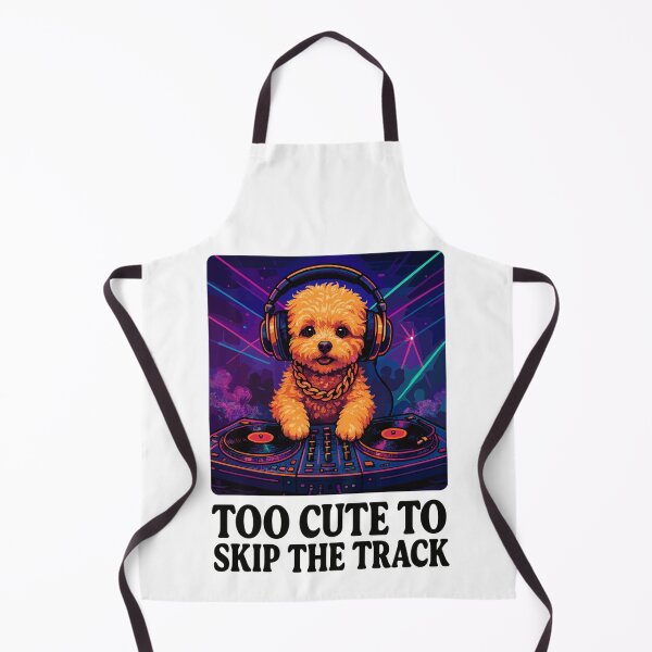 Item preview, DJ Maltipoo: Too Cute to Skip the Track - Neon Art designed and sold by Pineapple-Tree.