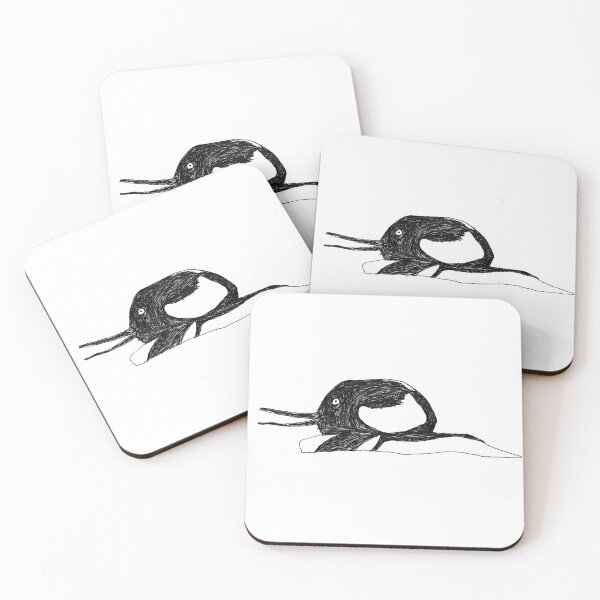 Item preview, Male Hooded Merganser designed and sold by rhodeyart.
