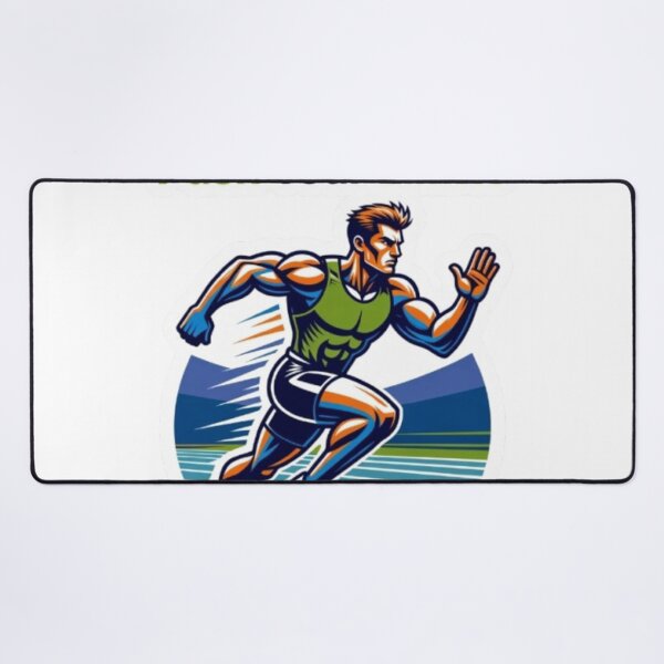 Item preview, Motivational Quote] – Cartoon Athlete Sticker” designed and sold by sam54796.