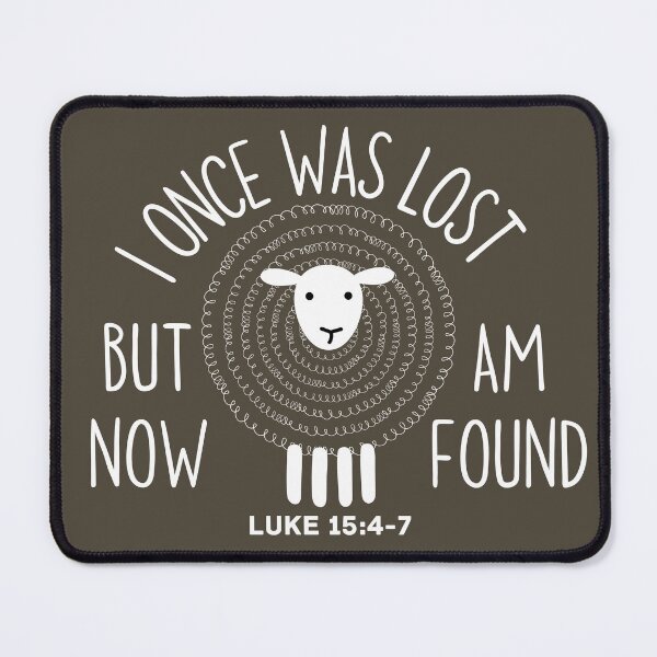 Item preview, Doodle White Sheep Once Was Lost But Now Am Found Luke 15 designed and sold by Forevermore.