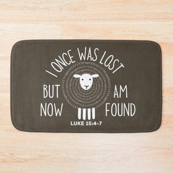 Item preview, Doodle White Sheep Once Was Lost But Now Am Found Luke 15 designed and sold by Forevermore.