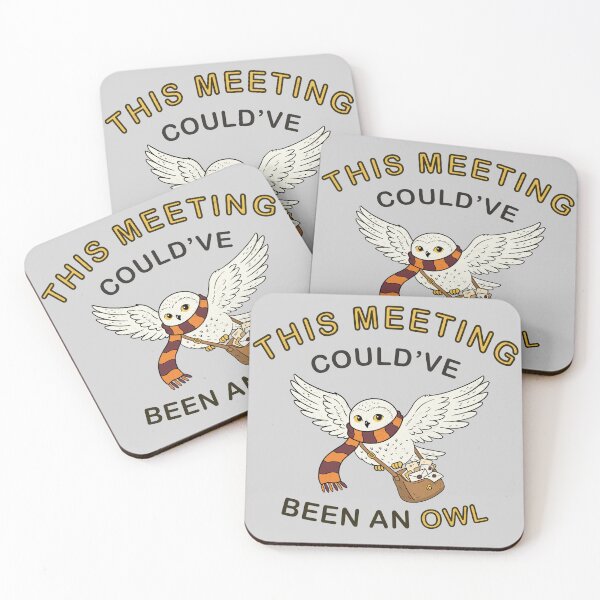 Item preview, This Meeting Could’ve Been an Owl designed and sold by Milasneeze.