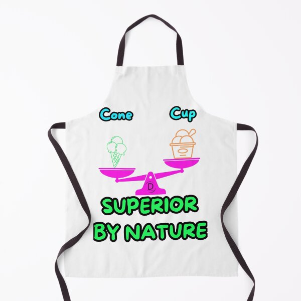 Item preview, Funny Ice Cream Dilemma - Team Cone Superior By Nature designed and sold by TheItaliandilemma.