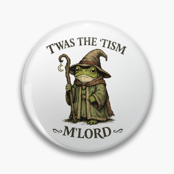 Item preview, Medieval Frog Wizard Funny Fantasy Meme designed and sold by LunaMagicStudio.