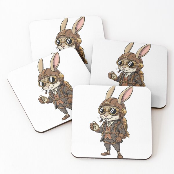 Item preview, Steampunk Explorer Rabbit Retro Compass designed and sold by PixelStudioBe.
