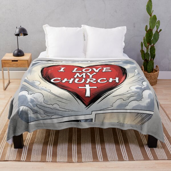 Item preview, I Love My Church designed and sold by Praytastic.
