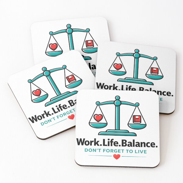Item preview, Work Life Balance Design – Minimalist Mental Health Graphic designed and sold by Be-You-Vibes.