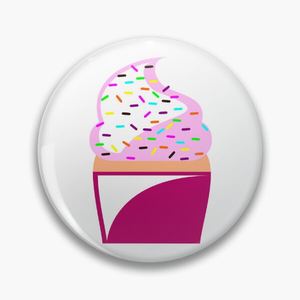 Item preview, Pink Cupcake with Rainbow Sprinkles designed and sold by Risa-C.
