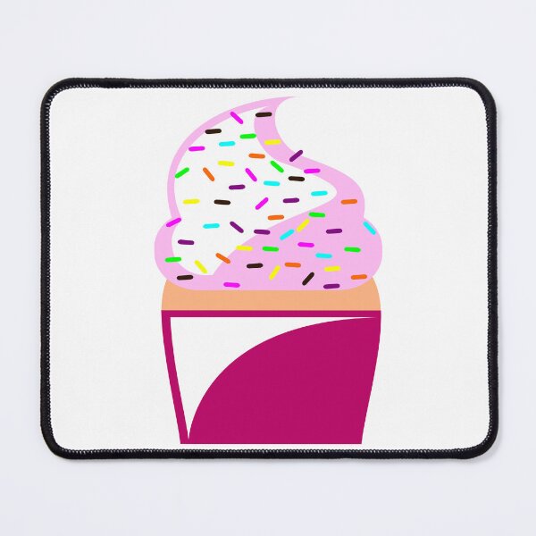 Item preview, Pink Cupcake with Rainbow Sprinkles designed and sold by Risa-C.