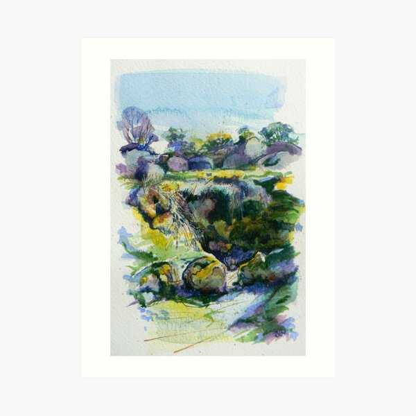 Ancient Stones 2 Art Print